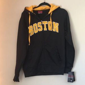 NWT Boston zip up Sweatshirt